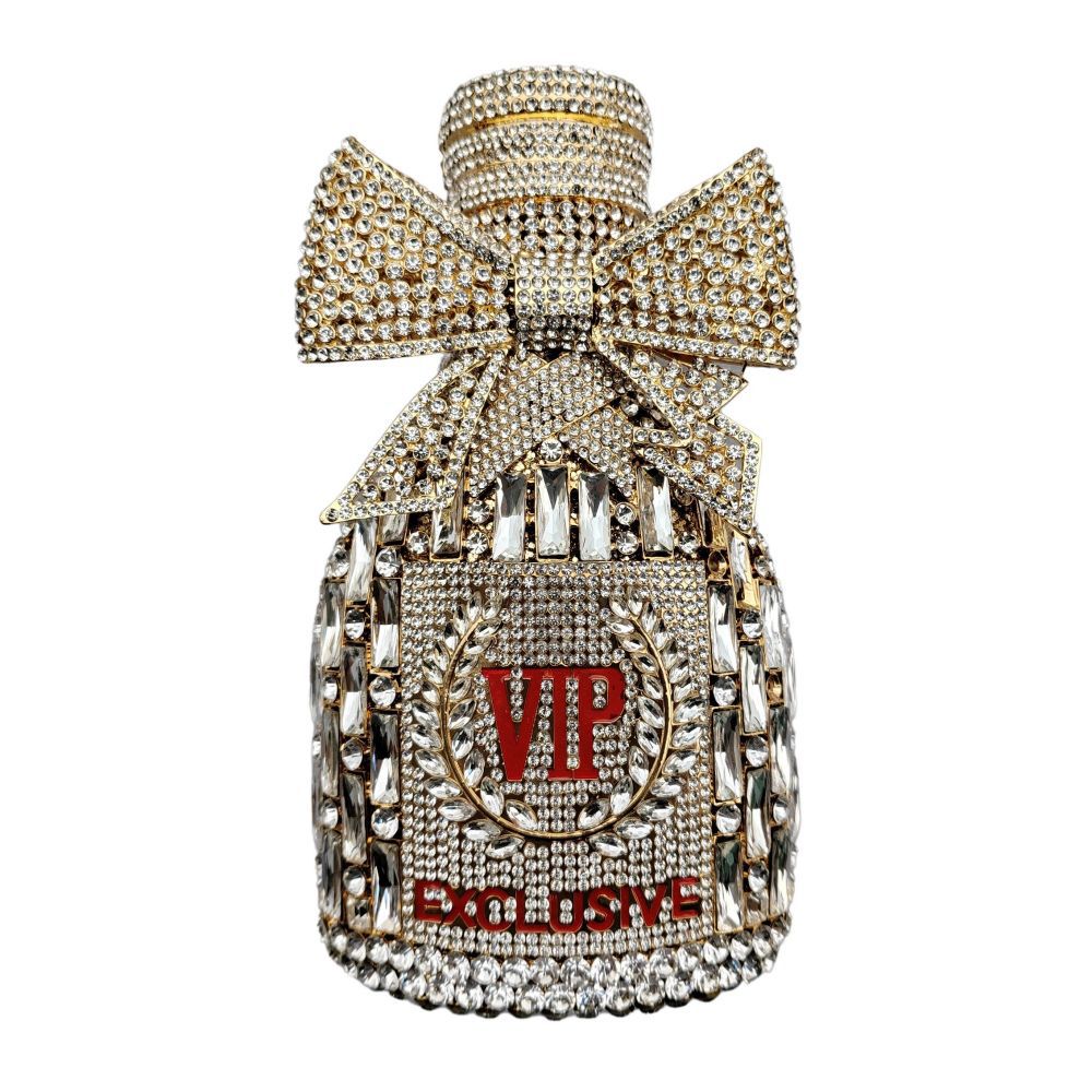 Luxury Bags Affordable - Botella de champán con lazo, botella