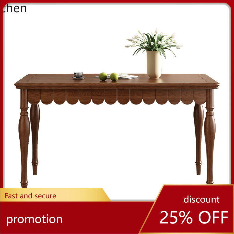 Luxury Bags Cz - Mesa de comedor rectangular de madera