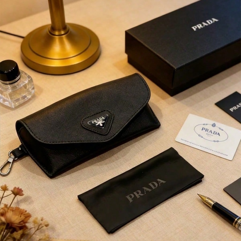 Estuche para Gafas Prada de Cu - Luxury Bags Consignment reseña y precio