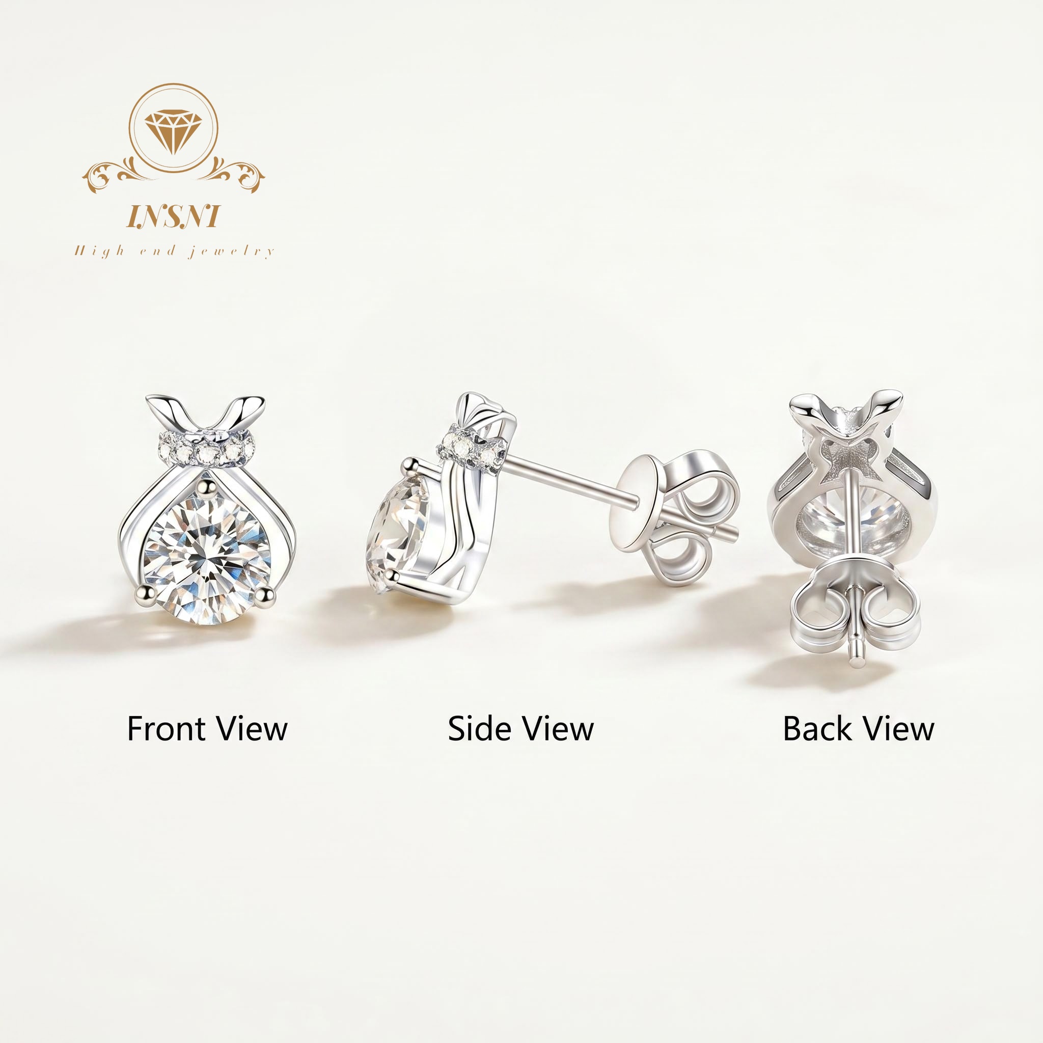 Pendientes de Plata S925 con M - Luxury Bags Affordable reseña y precio