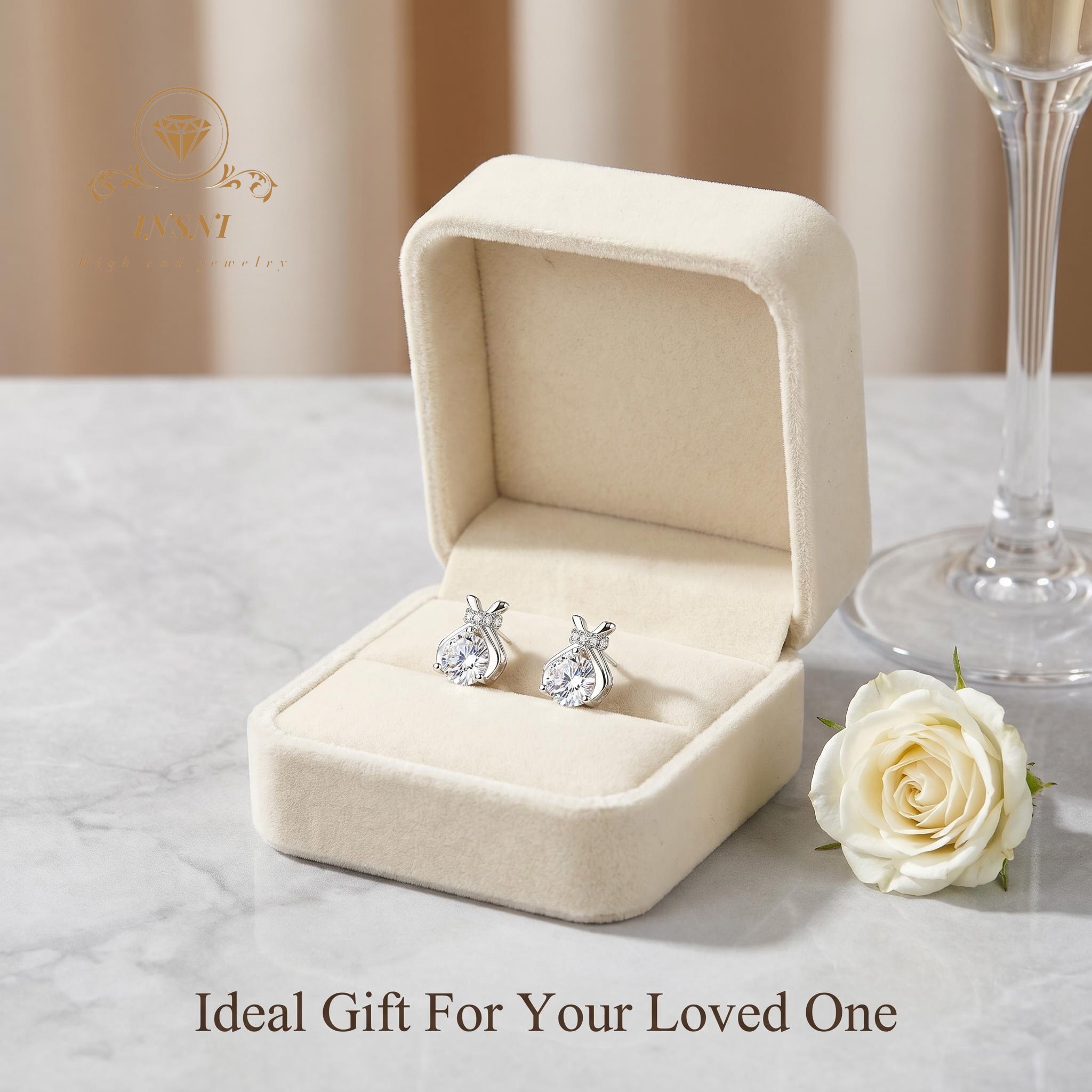 Pendientes de Plata S925 con M - Luxury Bags Affordable reseña y precio