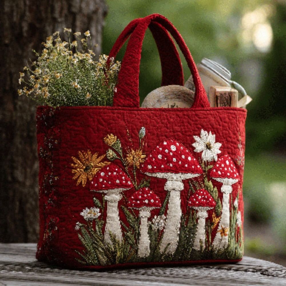 Bolso de mano acolchado vintag - Canvas Tote Designer reseña y precio