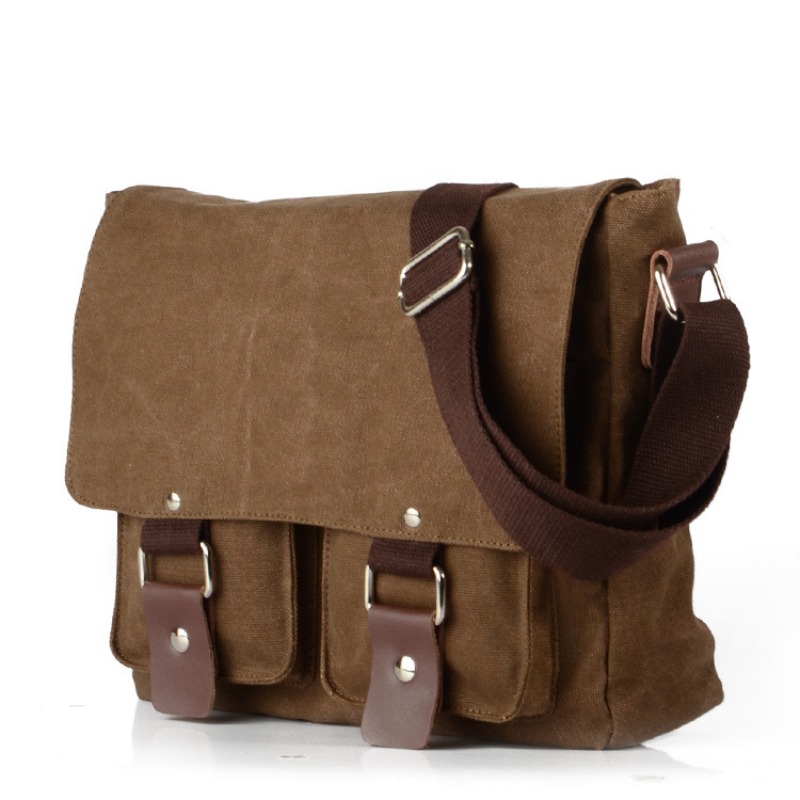 Bolso Mensajero Retro de Lona, - Canvas Tote Designer reseña y precio