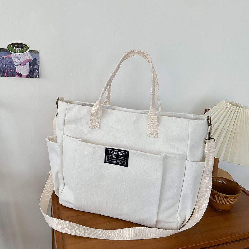 Bolso grande de lona para muje - Canvas Tote Designer reseña y precio