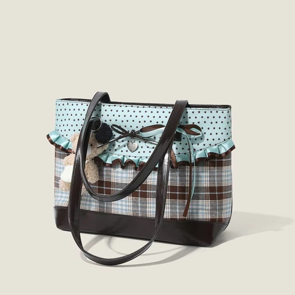Bolso de lona verde menta con  - Canvas Tote Designer reseña y precio