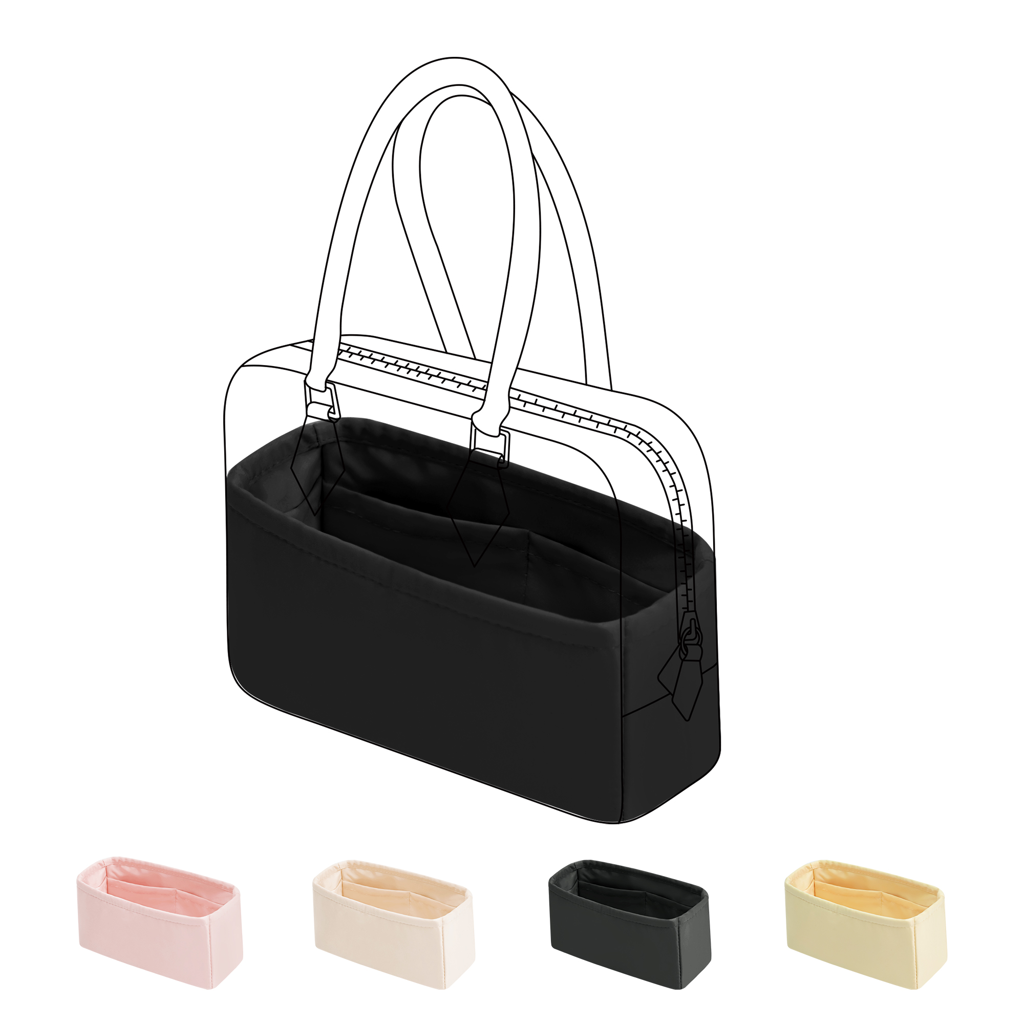 Inserto organizador de bolso d - Luxury Bags Hermes reseña y precio