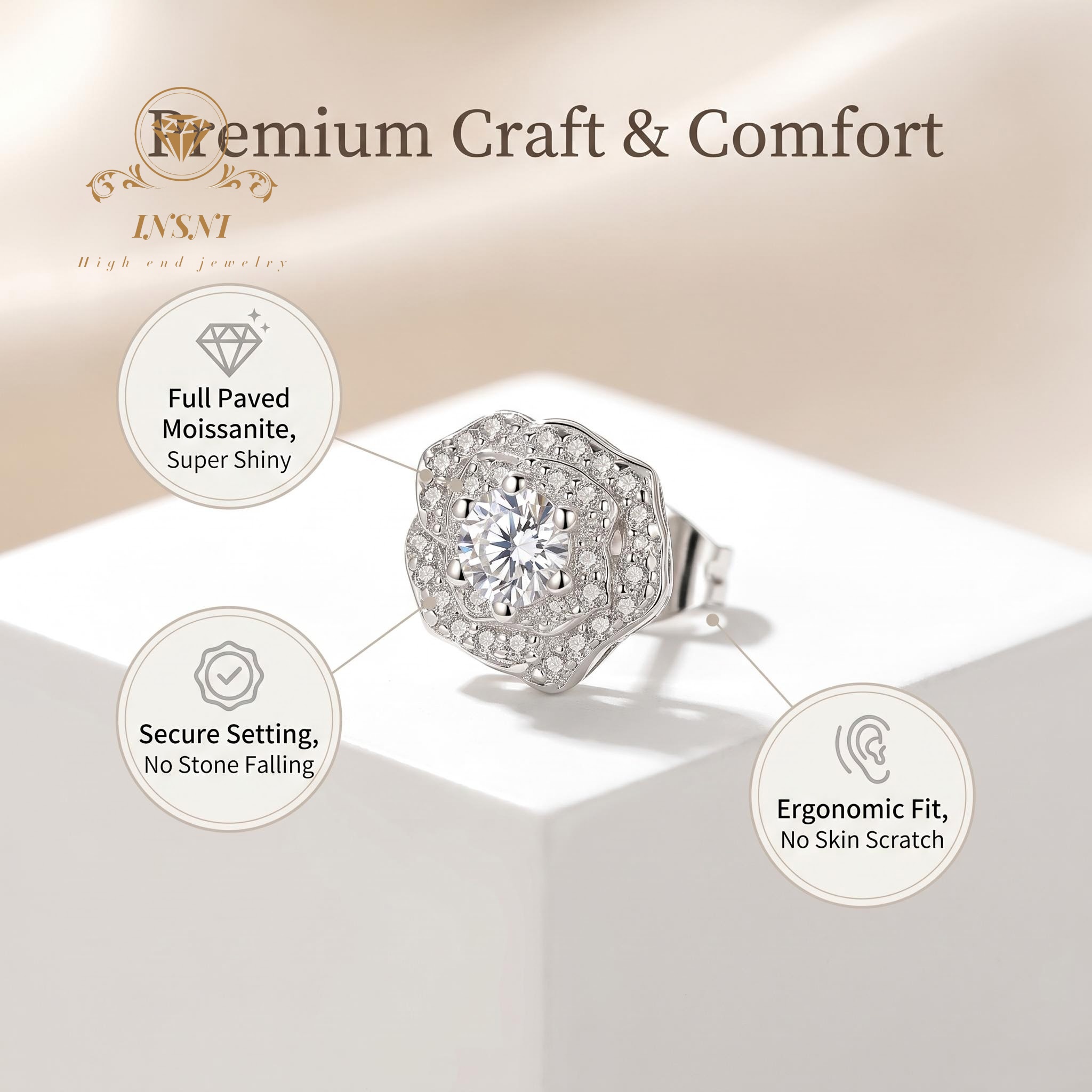 Pendientes de Plata de Ley S92 - Luxury Bags Affordable reseña y precio