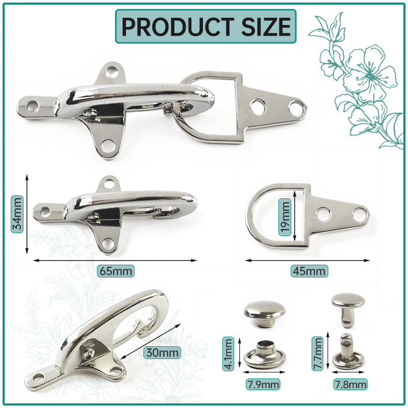 1-5 Piezas 4/5cm Hebilla Metál - Luxury Bags With Silver Hardware reseña y precio